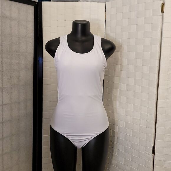 BRAND NEW SHEIN RACERBACK ONE-PIECE SWIMSUIT - Picture 2 of 11